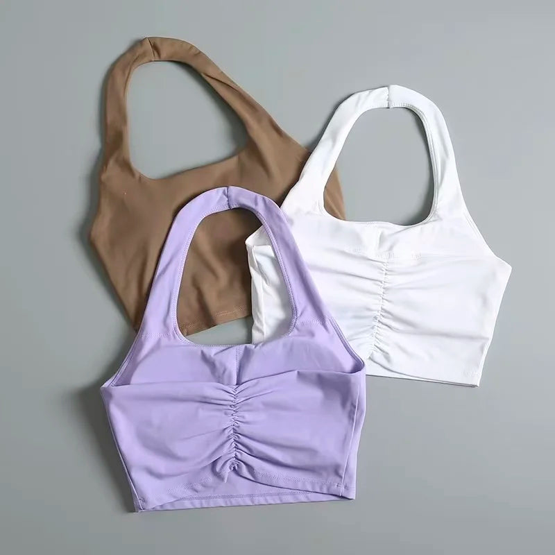 Fitness Bra Workout Tops Gym Fitness Sports Bras Sexy Athletic Sport Bra Women Backless Gym Yoga Crop Top
