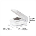 Vegetable Chopper with Storage Container Onion Fruit Dicer Chopper Easy Pour Opening Stainless Steel Blades Kitchen Accessories
