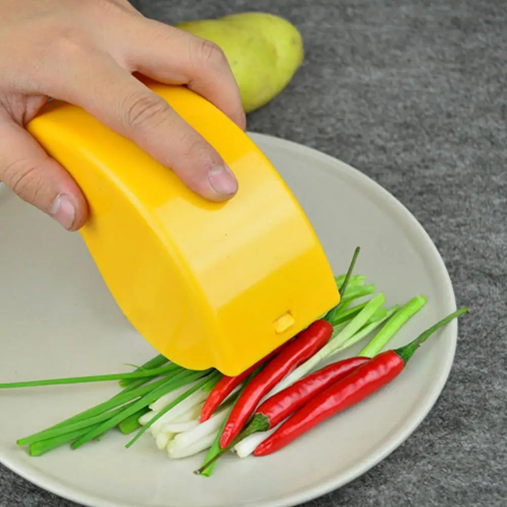 Vegetable Chopper Roller Manual Scallion Cutter with 6 Stainless Steel Blade Detachable Herb Roller Mincer Parsley Chopper Tools