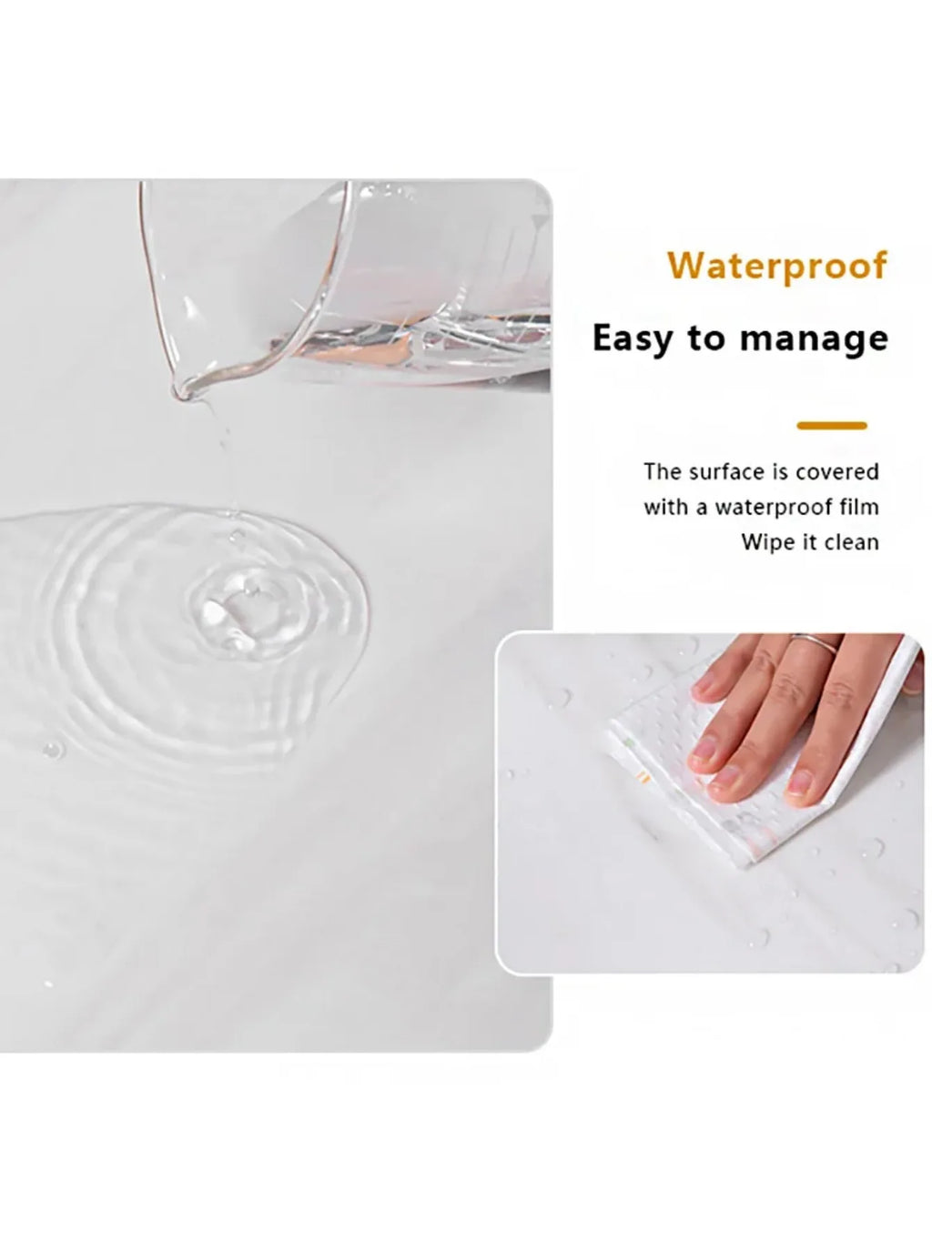 10Pcs Self-adhesive Marble modern floor  and wall Sticker . Waterproof 30cmx60cm Tiles Floor Stickers PVC Tile  Kitchen Bathroom Wall Sticker
