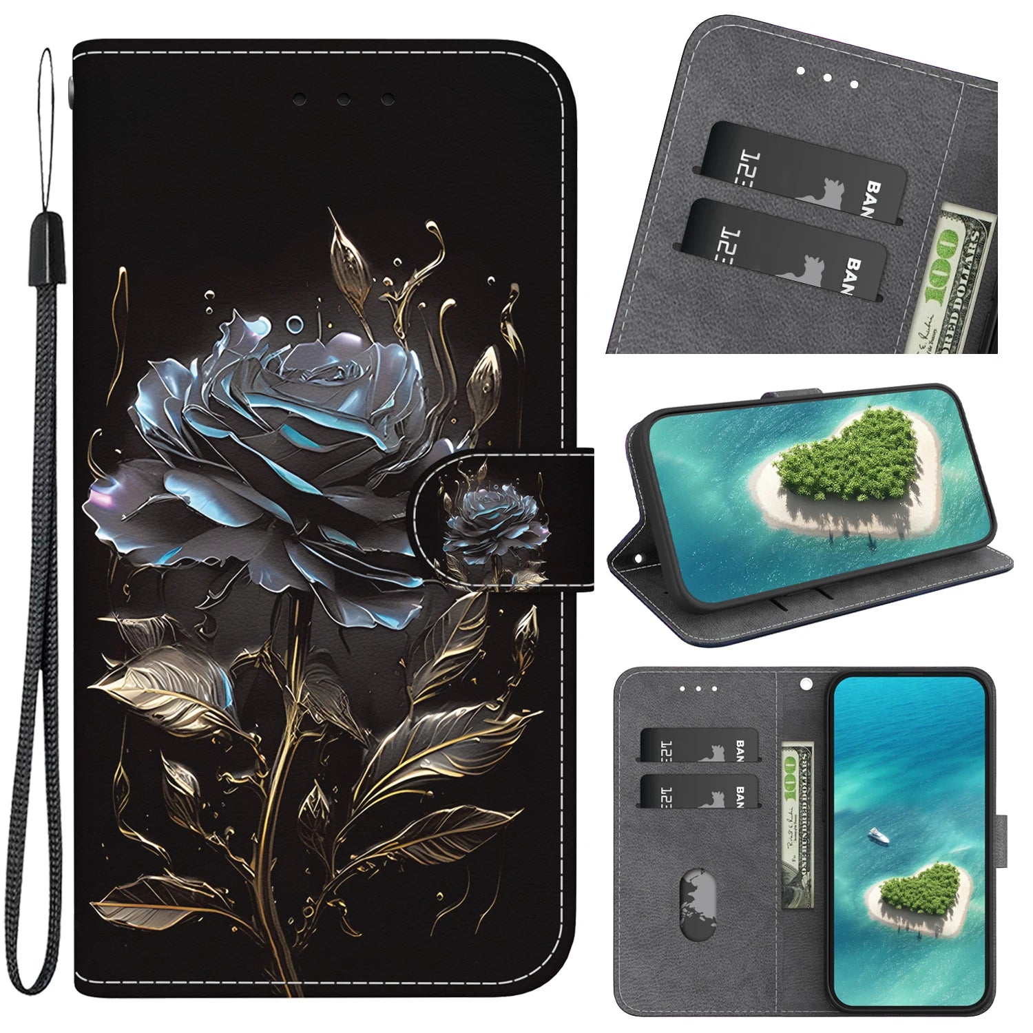 Stand Flip Wallet Case For Motorola  MOTO G10 22 30 G51 52 42 62 72 73 G60 G7 PLAY PLUS  G8 G9 POWER Cartoon Magnetic Book Cover