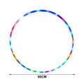 CrossFit Folding Exercise Circle Fitness Equipment LED Colour Fitness Circle Performing Arts Abdominal Weight Loss Light Fitness