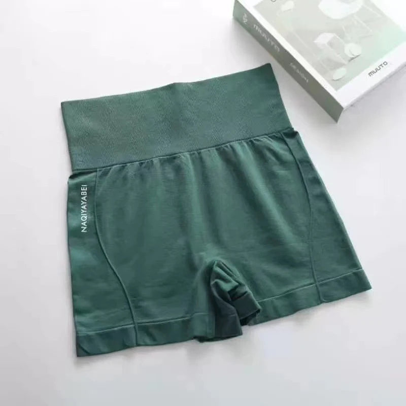 High Waist Sports Women's Fitness Shorts Seamless Thin Sports Shorts Women's Cycling Jogging Fitness
