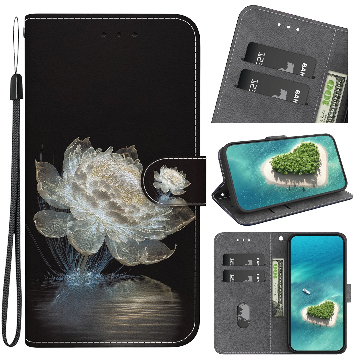 Stand Flip Wallet Case For Motorola  MOTO G10 22 30 G51 52 42 62 72 73 G60 G7 PLAY PLUS  G8 G9 POWER Cartoon Magnetic Book Cover