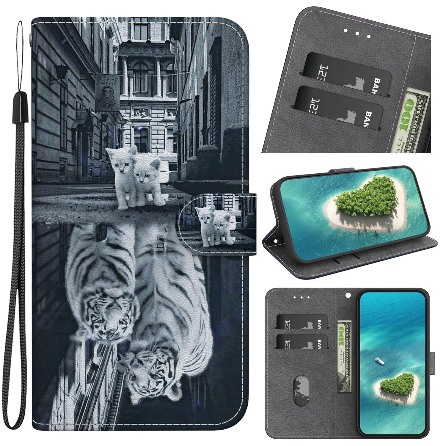 Stand Flip Wallet Case For Motorola  MOTO G10 22 30 G51 52 42 62 72 73 G60 G7 PLAY PLUS  G8 G9 POWER Cartoon Magnetic Book Cover