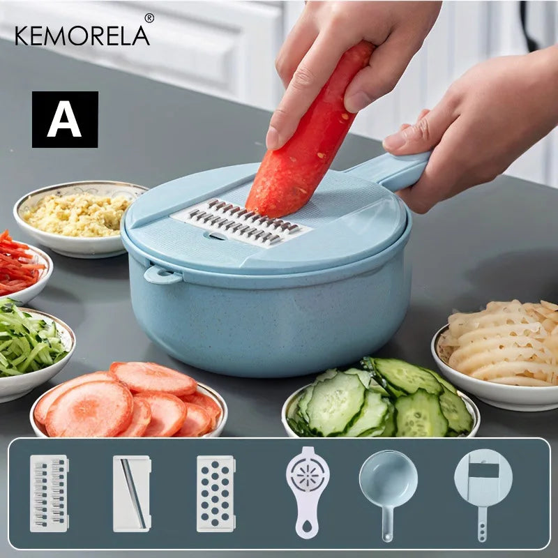 Vegetable Chopper Multifunctional Grater Cutter Kitchen Accessories Manual Fruit Slicer Potatos Shredders Cheese Onions Slicers