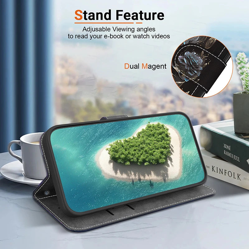 Stand Flip Wallet Case For Motorola  MOTO G10 22 30 G51 52 42 62 72 73 G60 G7 PLAY PLUS  G8 G9 POWER Cartoon Magnetic Book Cover