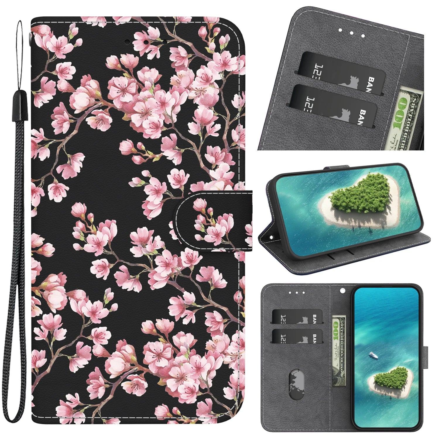 Stand Flip Wallet Case For Motorola  MOTO G10 22 30 G51 52 42 62 72 73 G60 G7 PLAY PLUS  G8 G9 POWER Cartoon Magnetic Book Cover