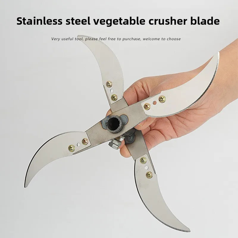 Vegetable Fruit Chopper Cutter Farming Grass Shredder Agricultural Knife Replacement Blades Farm Chicken and Duck Feed Crusher