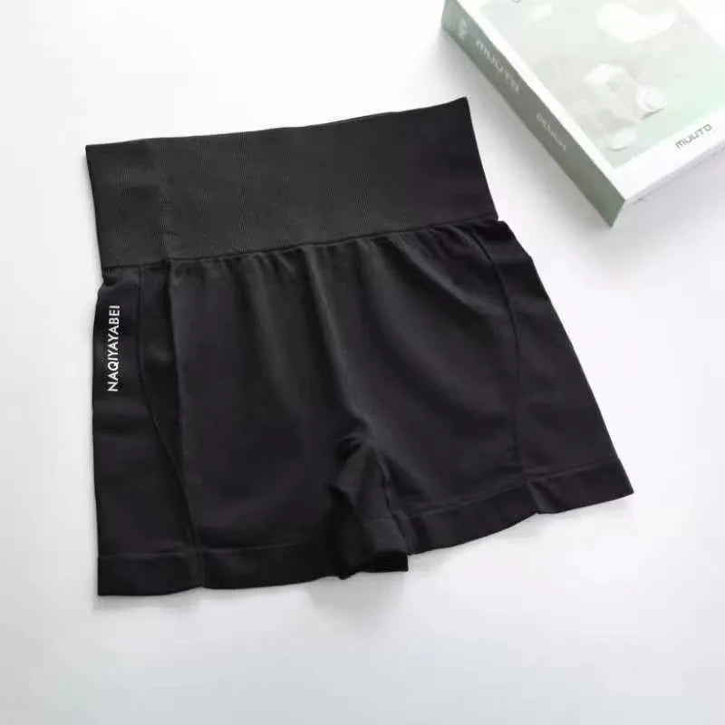 High Waist Sports Women's Fitness Shorts Seamless Thin Sports Shorts Women's Cycling Jogging Fitness