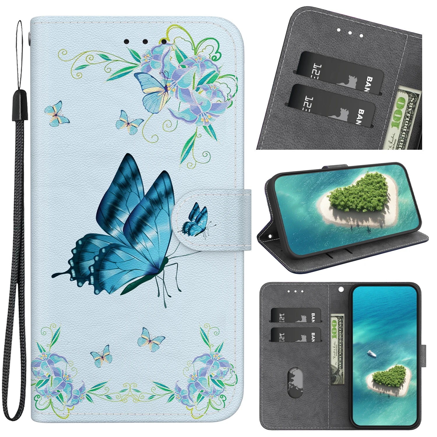 Stand Flip Wallet Case For Motorola  MOTO G10 22 30 G51 52 42 62 72 73 G60 G7 PLAY PLUS  G8 G9 POWER Cartoon Magnetic Book Cover